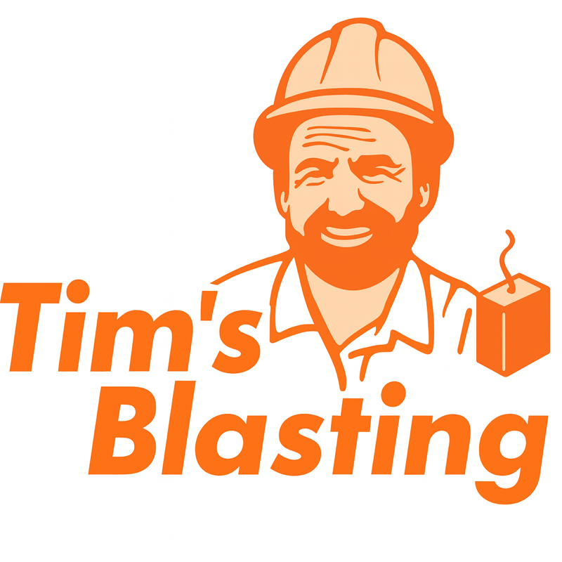 Tim's Blasting Logo